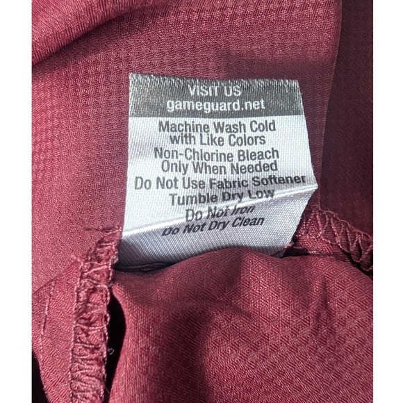 GameGuard Fishing Shirt Men 3X Maroon Texas A&M Aggies Vented Short Sleeve - Picture 10 of 10